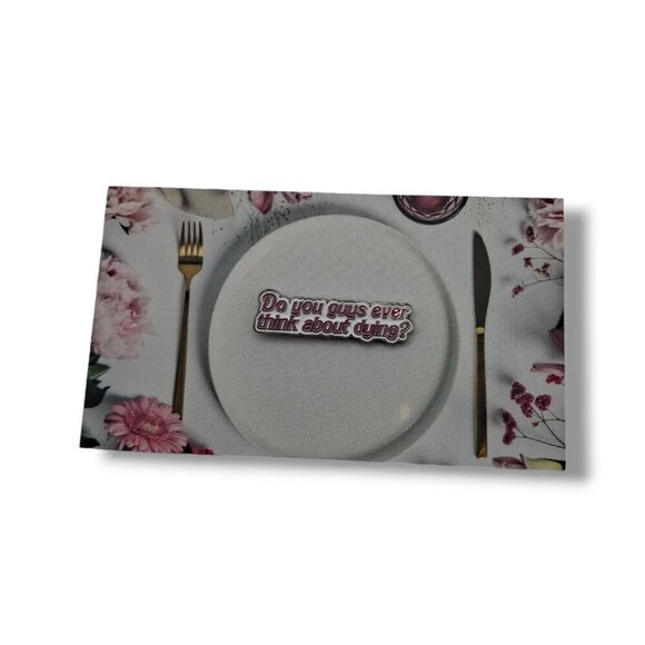 Barbie Movie "Do you guys ever think about dying?" Pin/Brooch - Picture 3 of 7